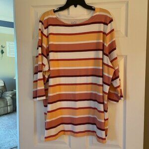 Womens "Croft & Barrow" Cotton Tunic 4X